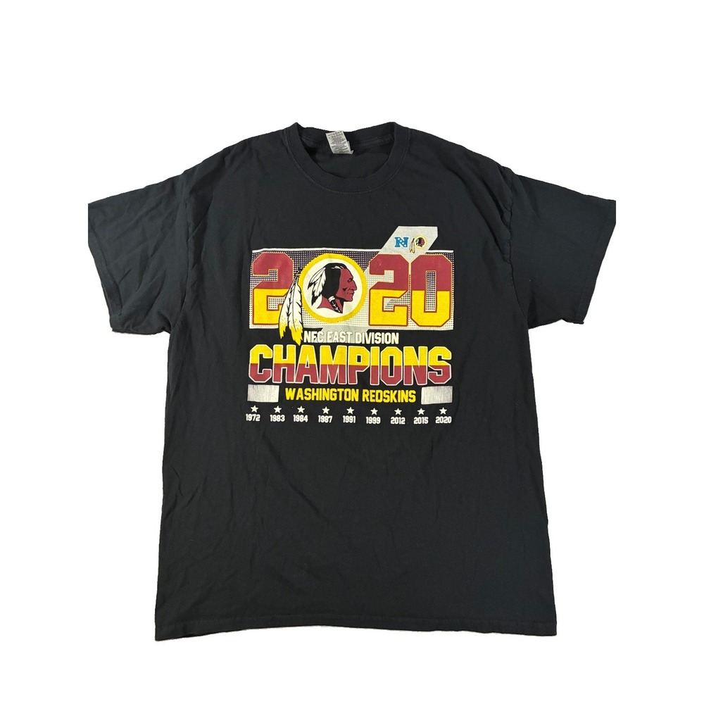 Washington Redskins 2020 NFC East Champs Graphic Tshirt. Men's Size Large